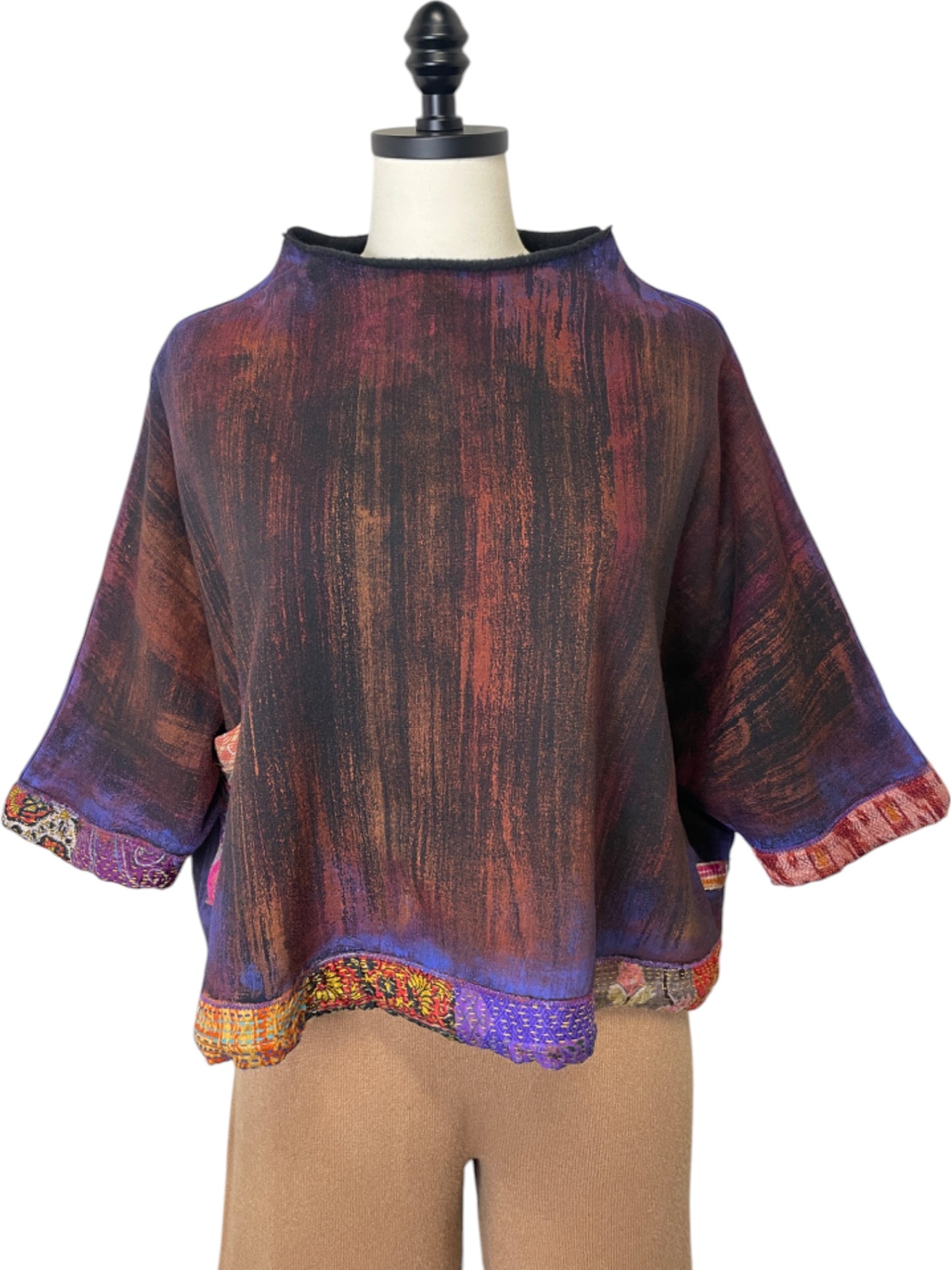 Sundari Sweat Upcycled Kantha Fleece 3
