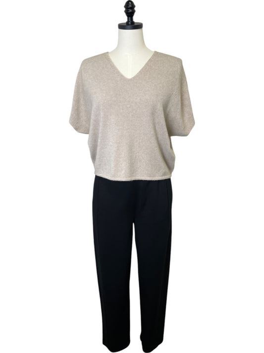Crop V-Neck Sweater T