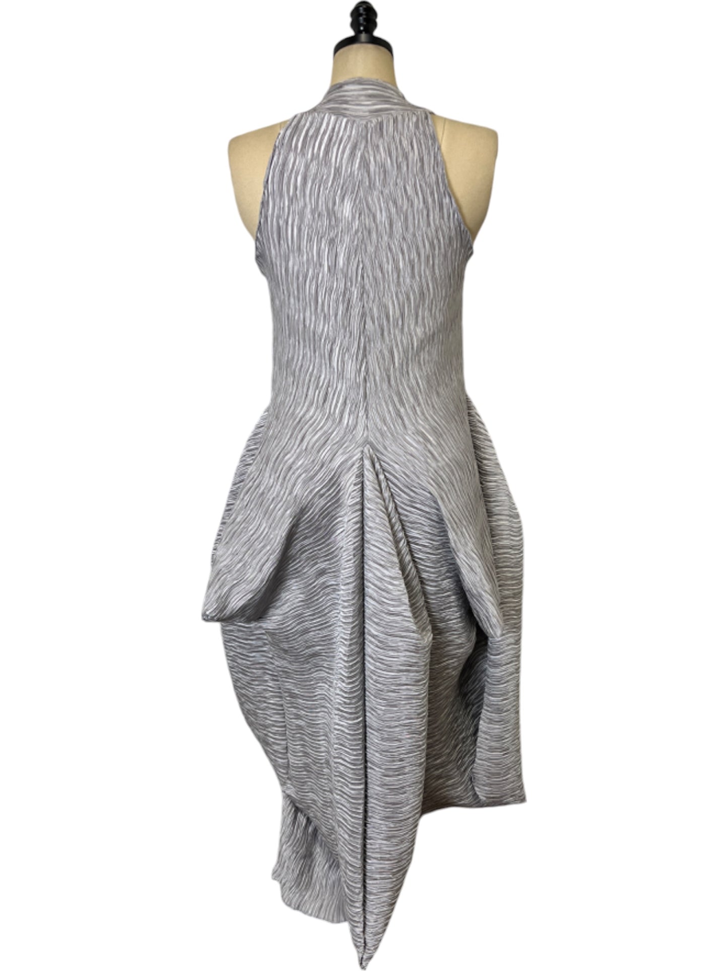 Origami Dress in Silver