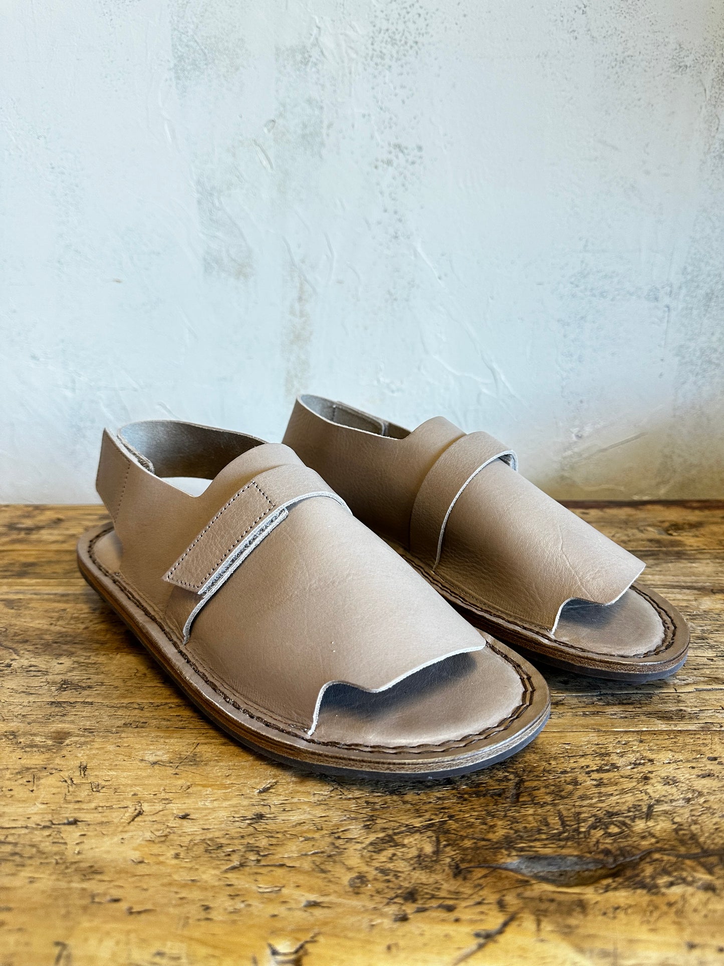 Modal Sandal in Sand Cloud