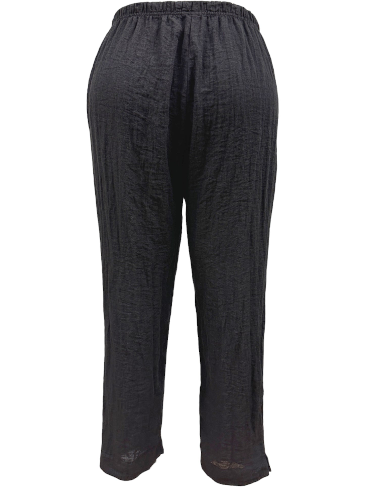 Tapered Leg Parachute Pant in Black