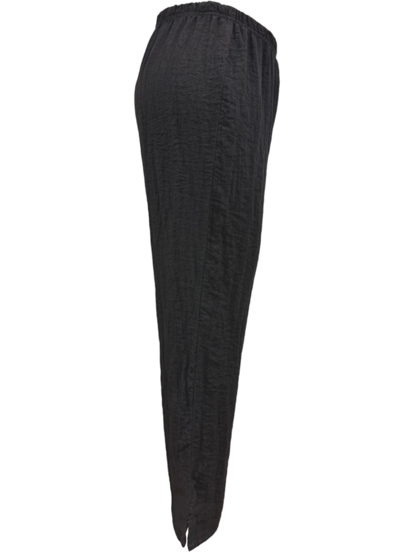 Tapered Leg Parachute Pant in Black