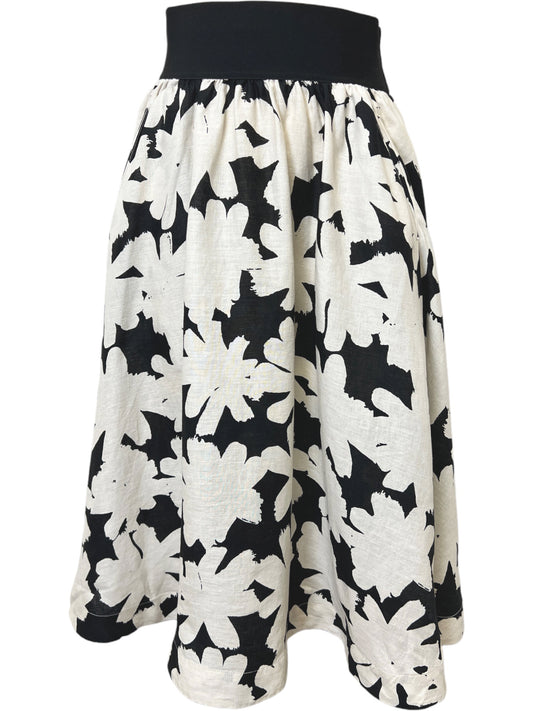 Brushstroke Blossom Skirt