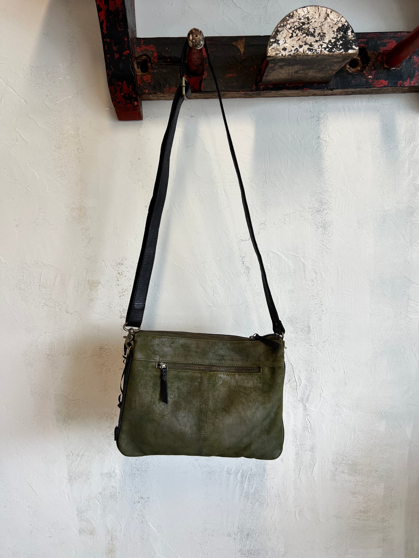 Two-Tone Utility Crossbody