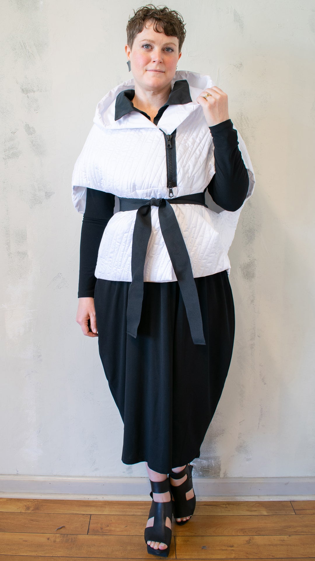 Infinity Coat in White
