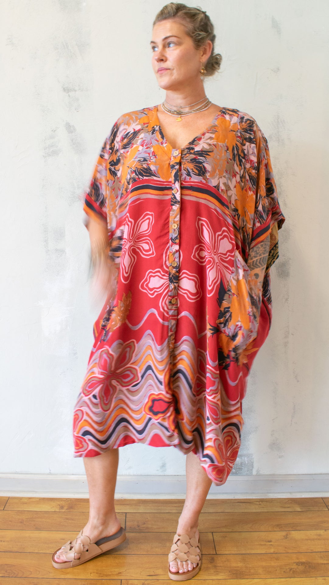 Duality Midi Muu Dress