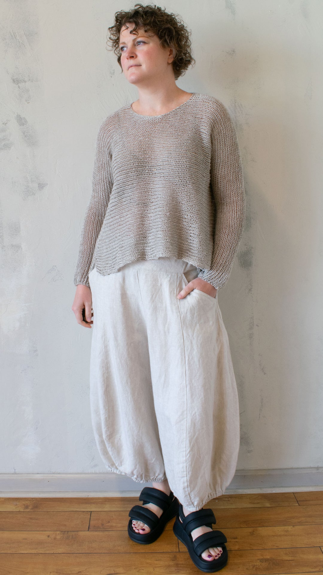 Linen Knit Sweater