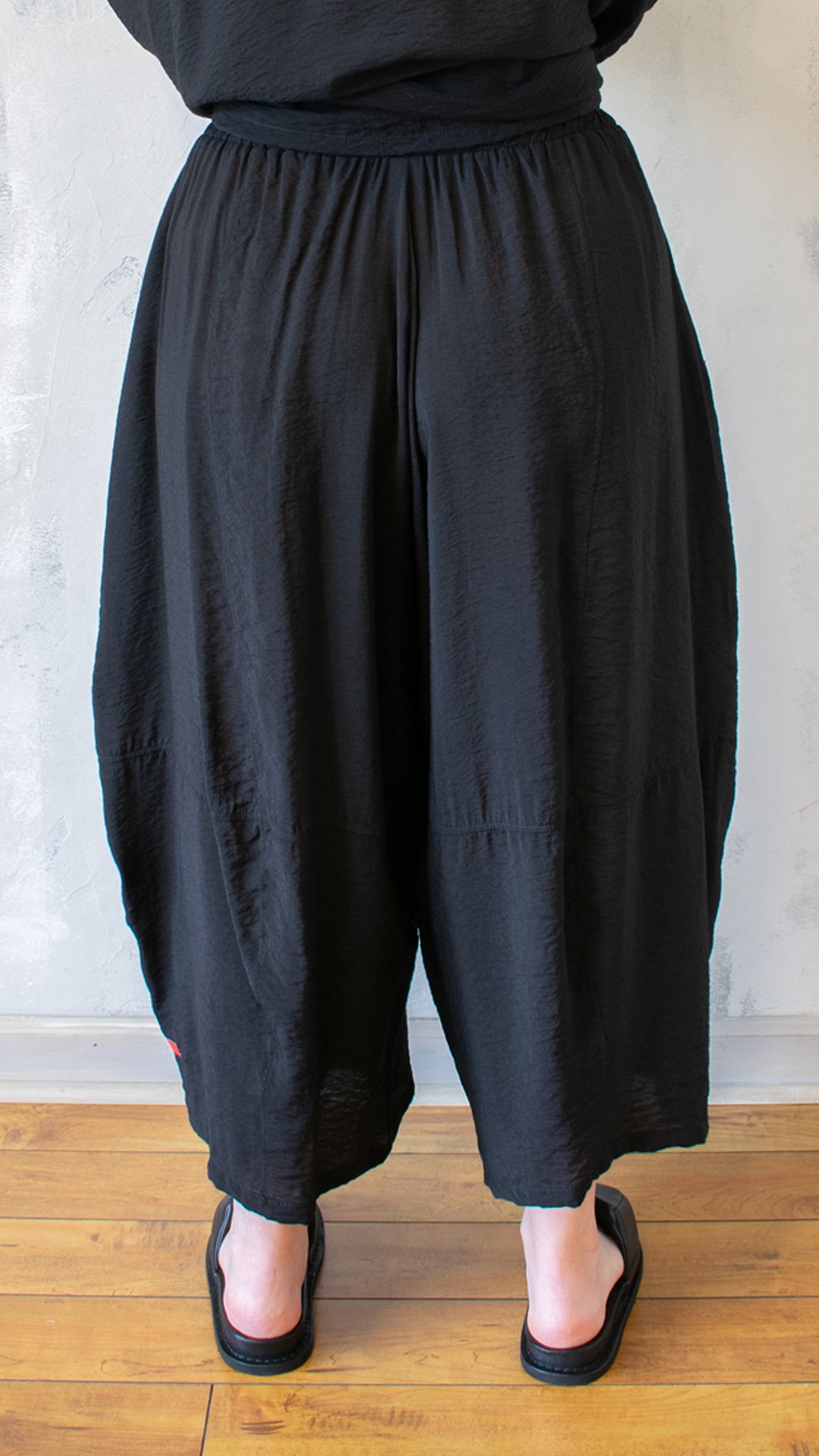 Exaggerated Barrel Pant in Parachute Fabric