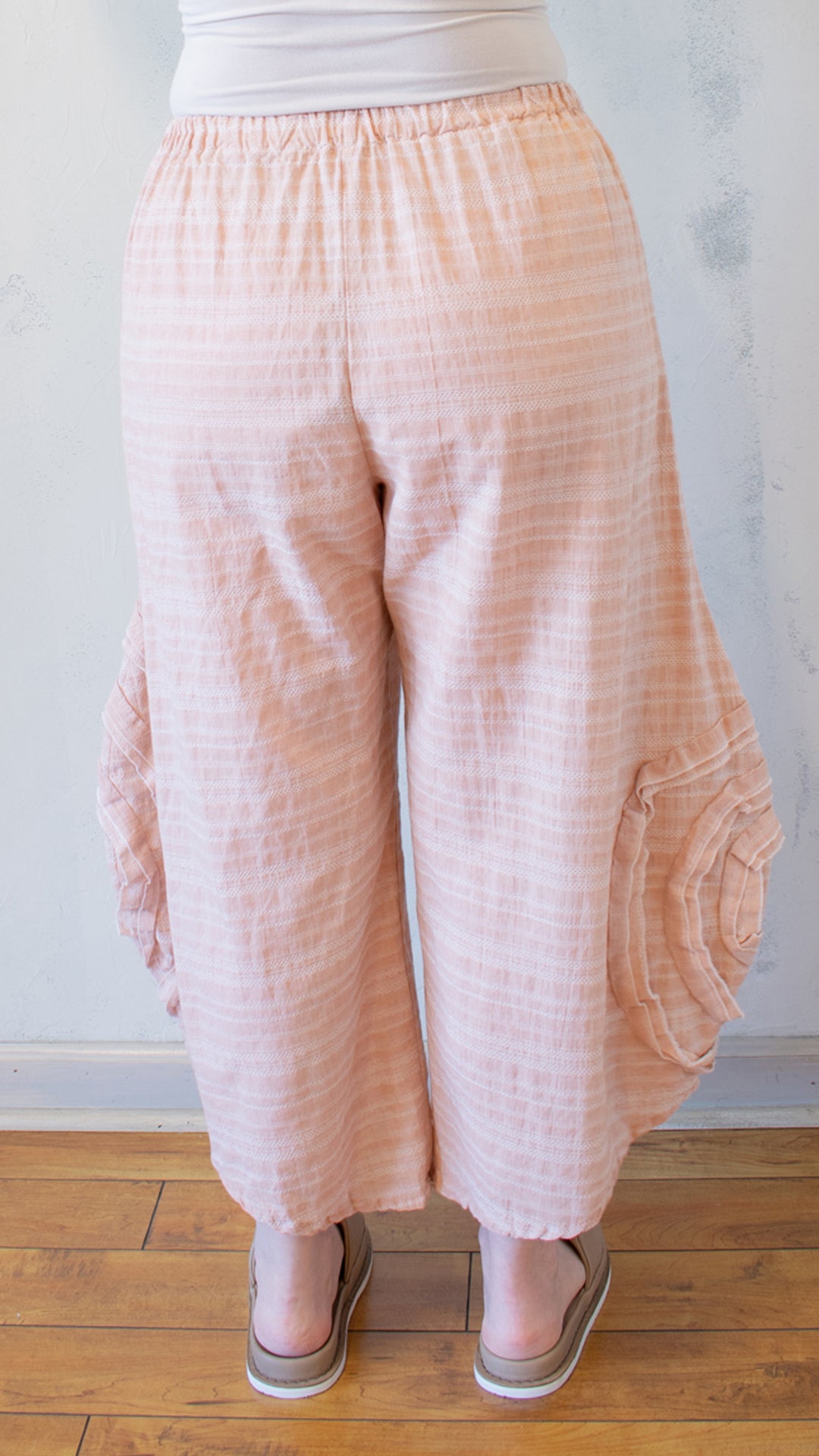 Cabbage Rose Pants in Shell