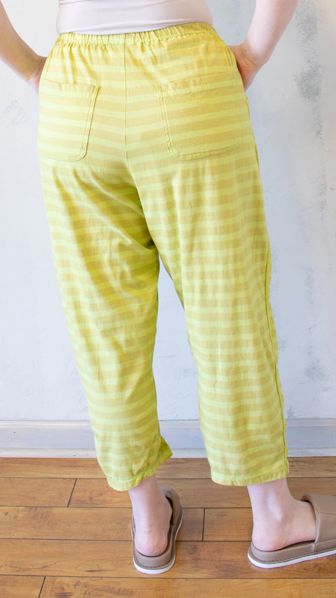 Seamed Joggers in Pear