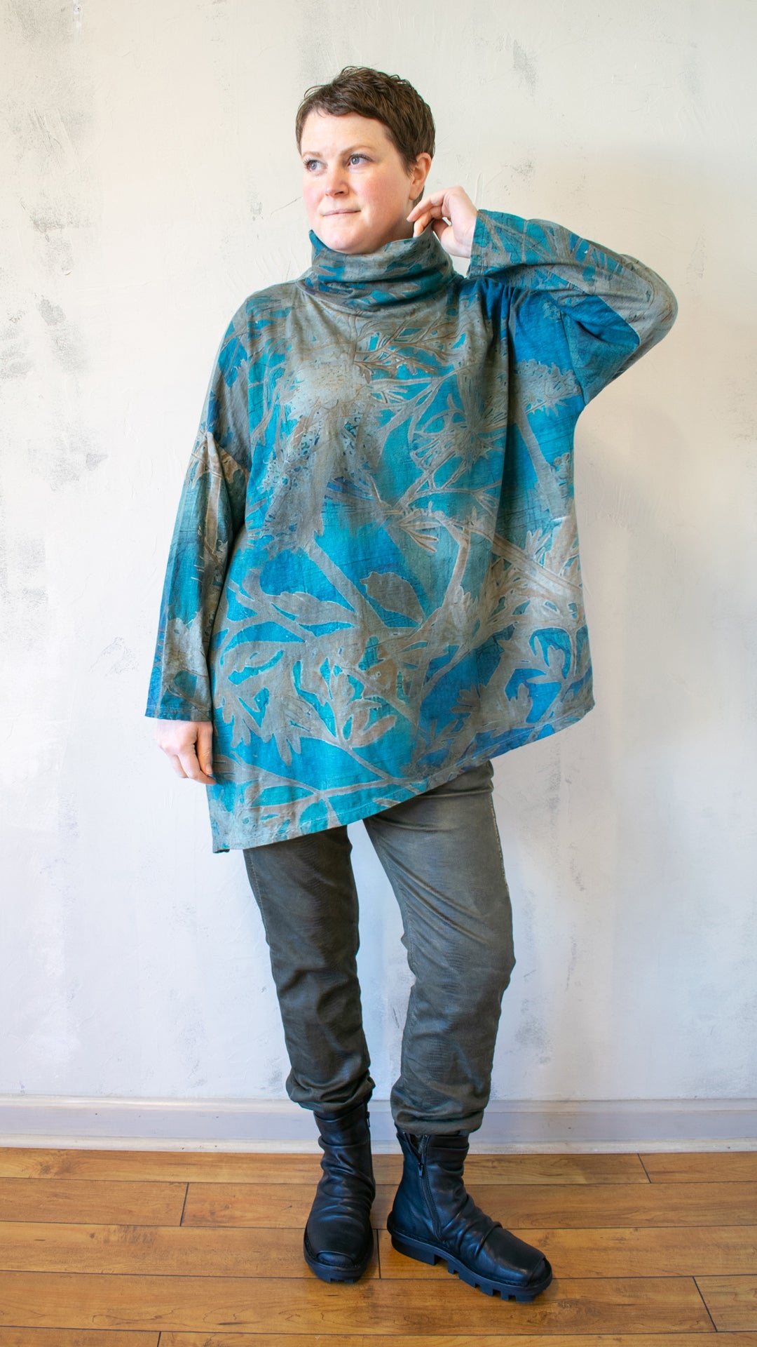 Turtleneck Long Sleeve in Eucalyptus