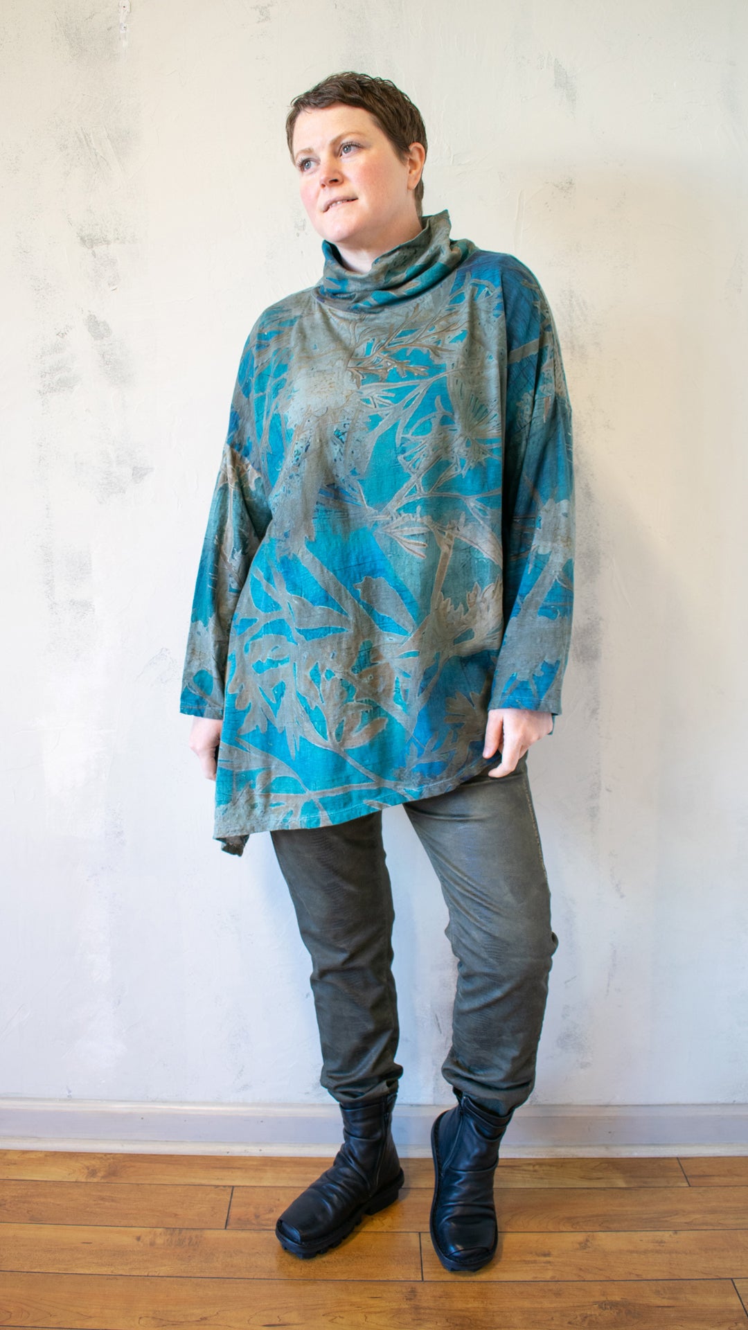 Turtleneck Long Sleeve in Eucalyptus