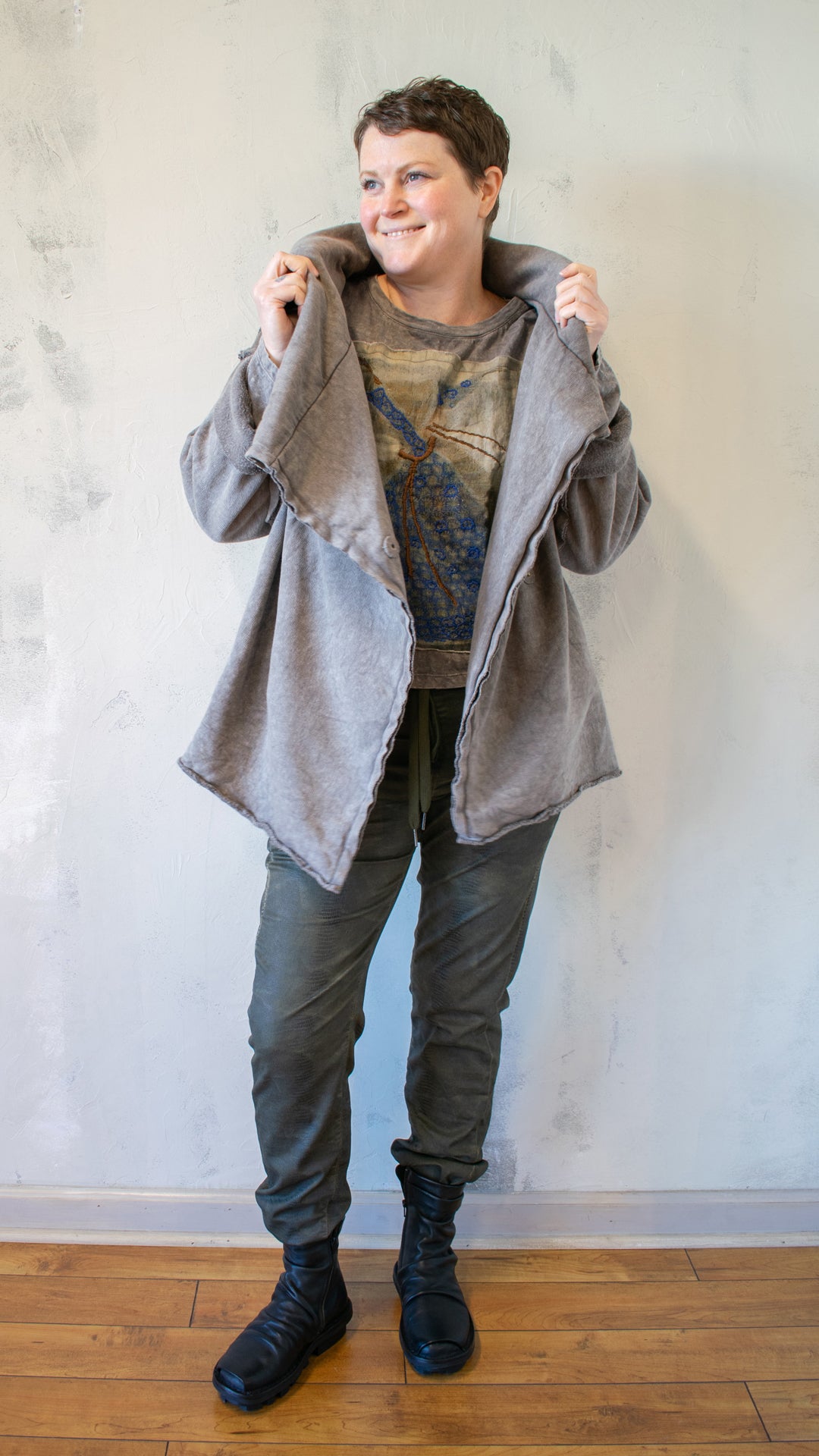 Montana Cardigan in Ash