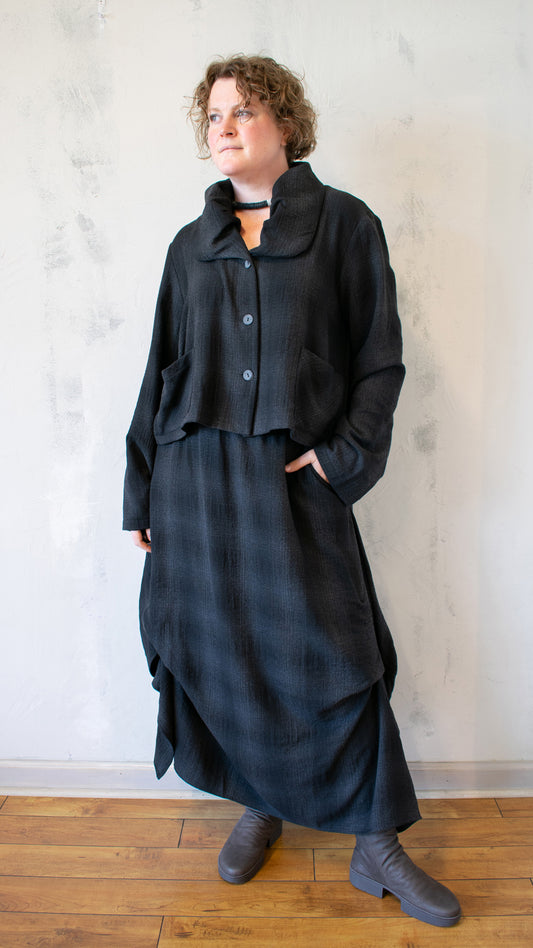 Anthracite Plaid Jacket