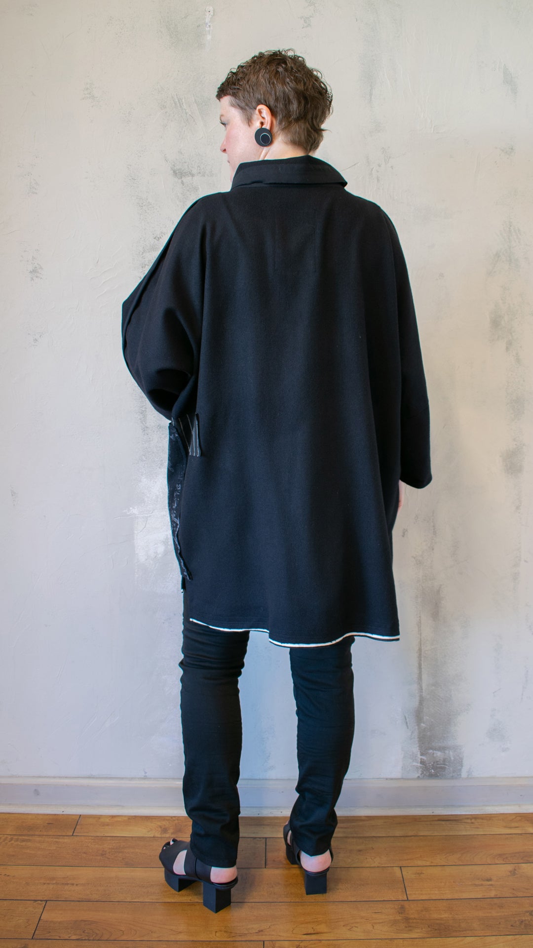 Graffiti Wool Coat