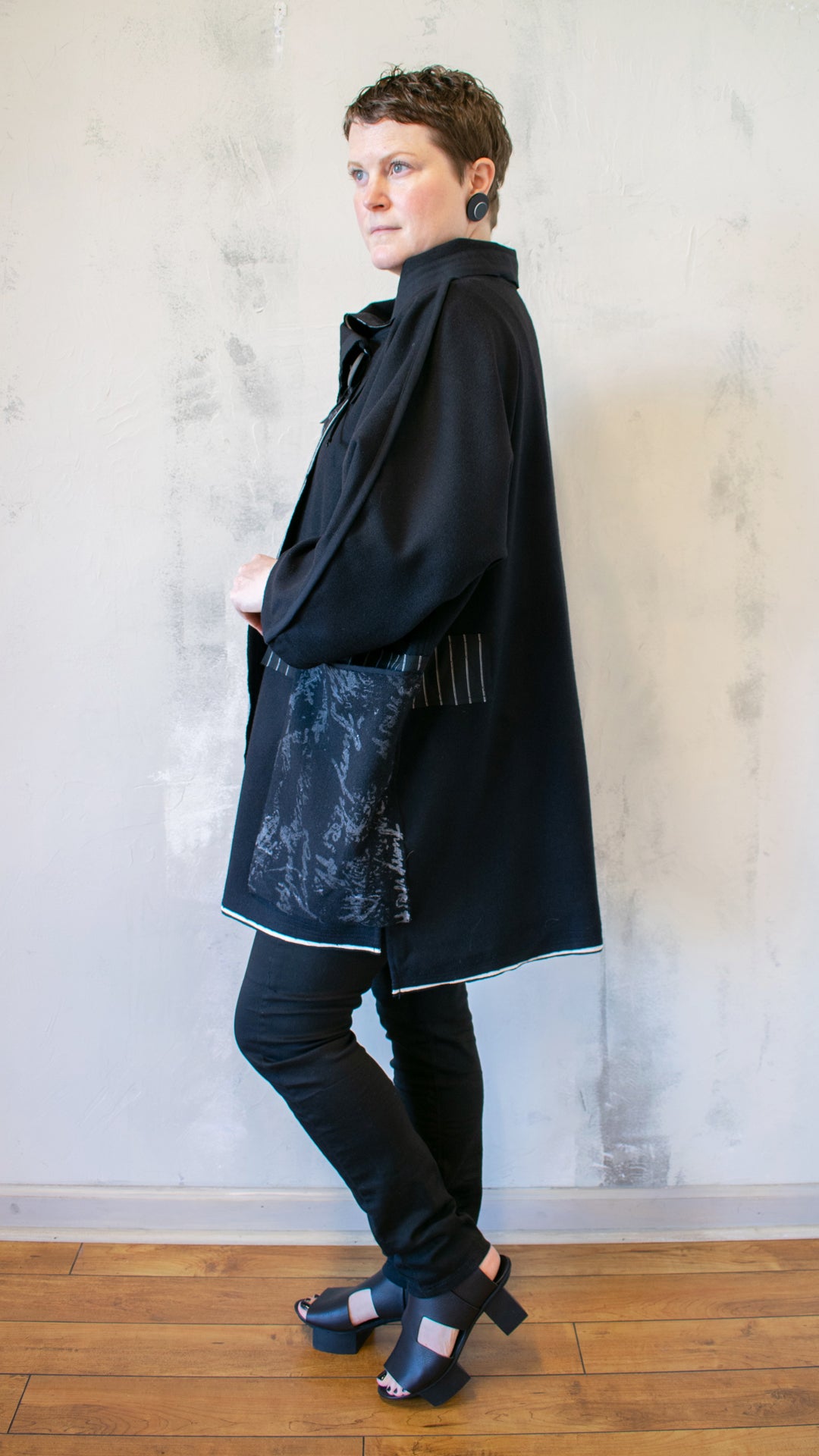 Graffiti Wool Coat