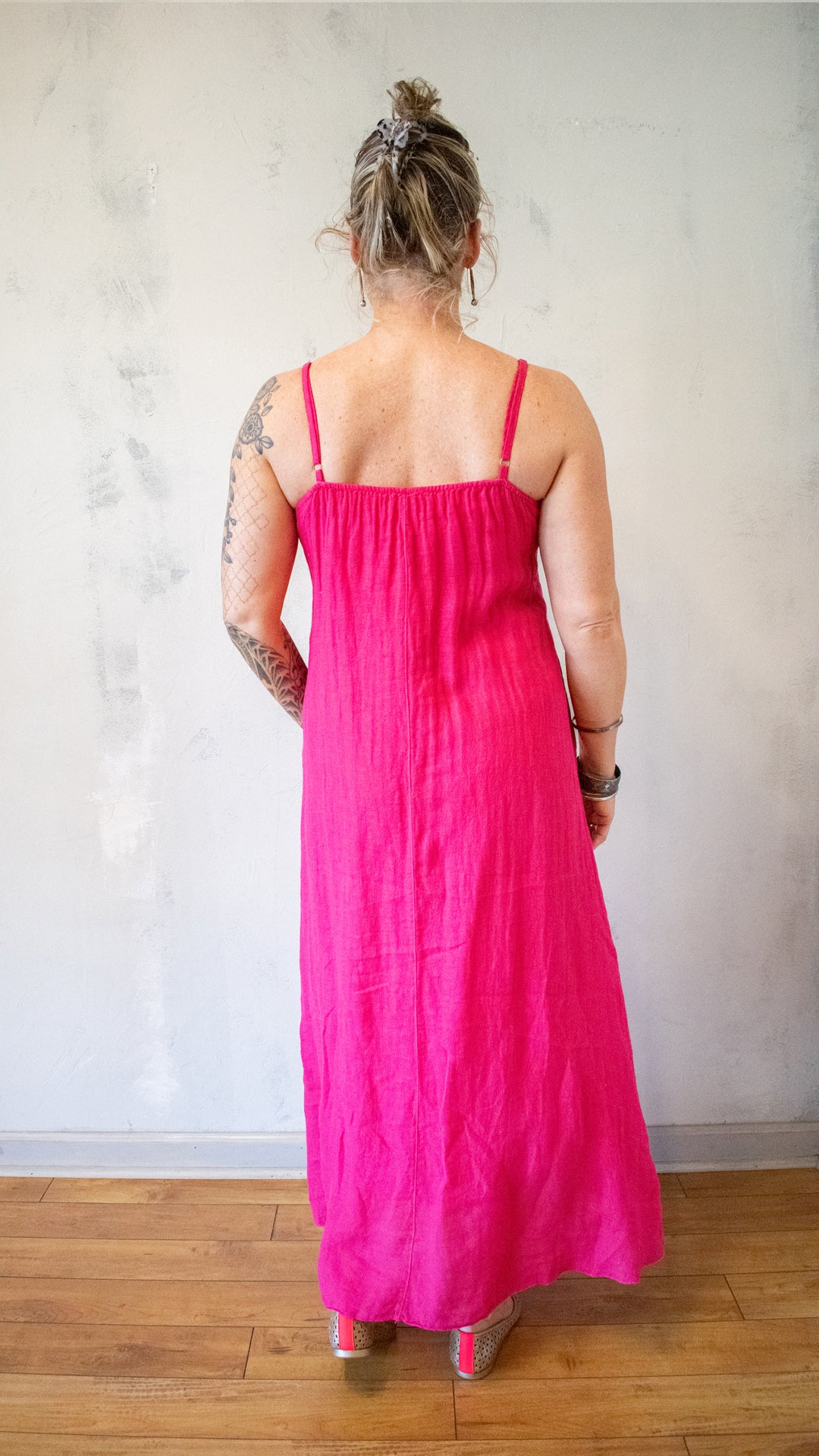 Adjustable Strap Maxi Dress (Multiple Colors)