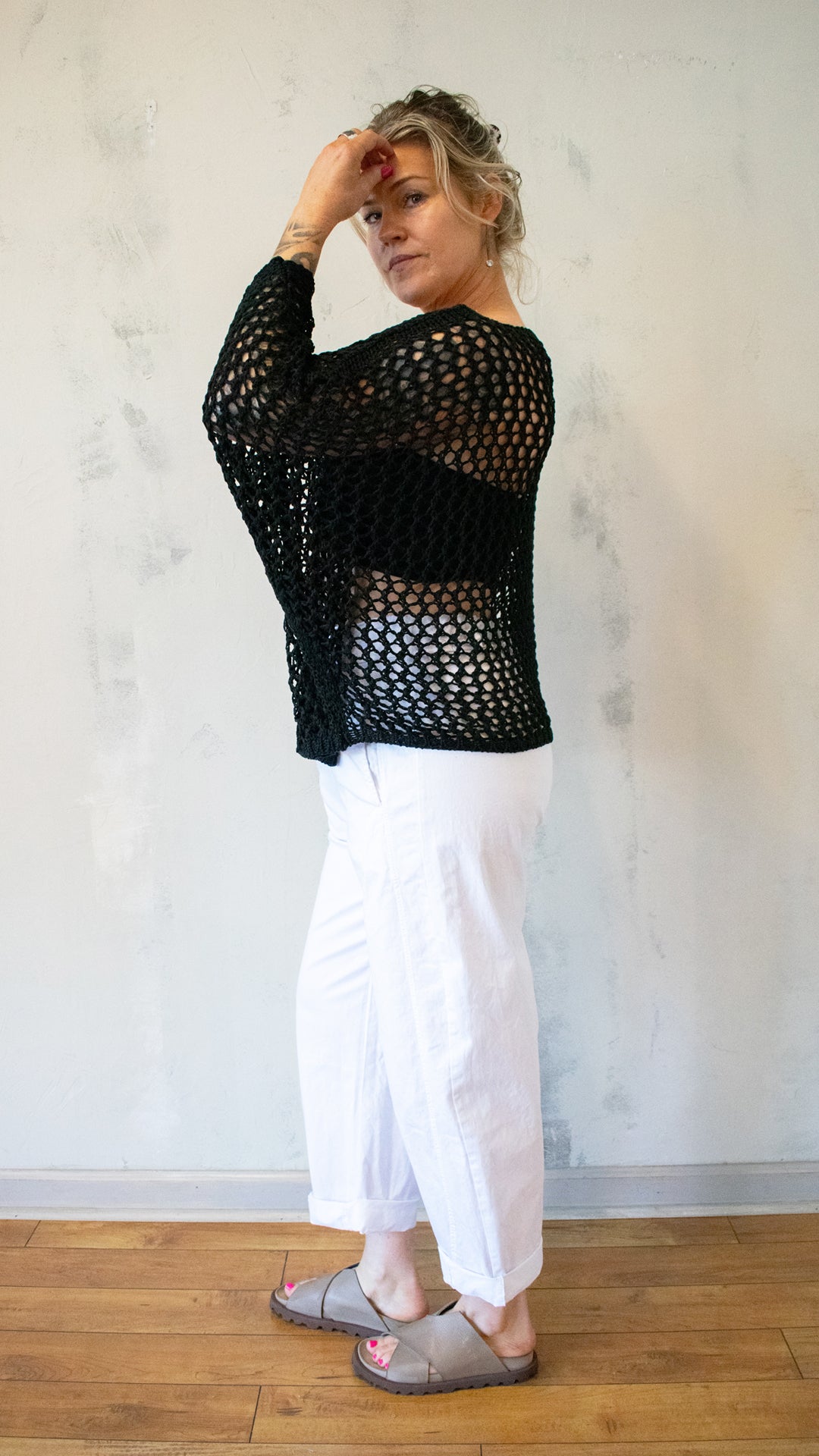 Open Knit Top