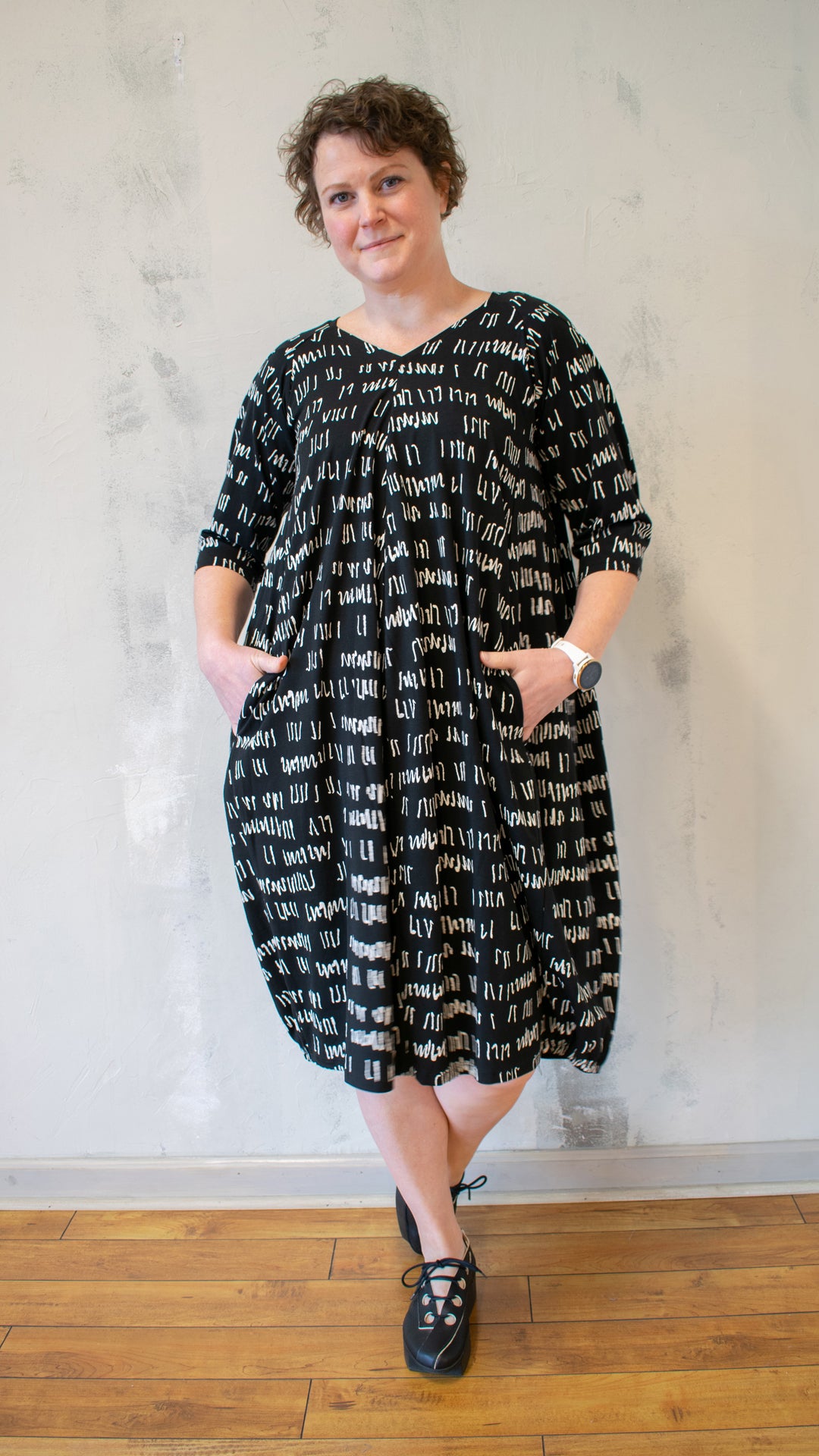 Midi Balloon Dress (Multiple Colors)