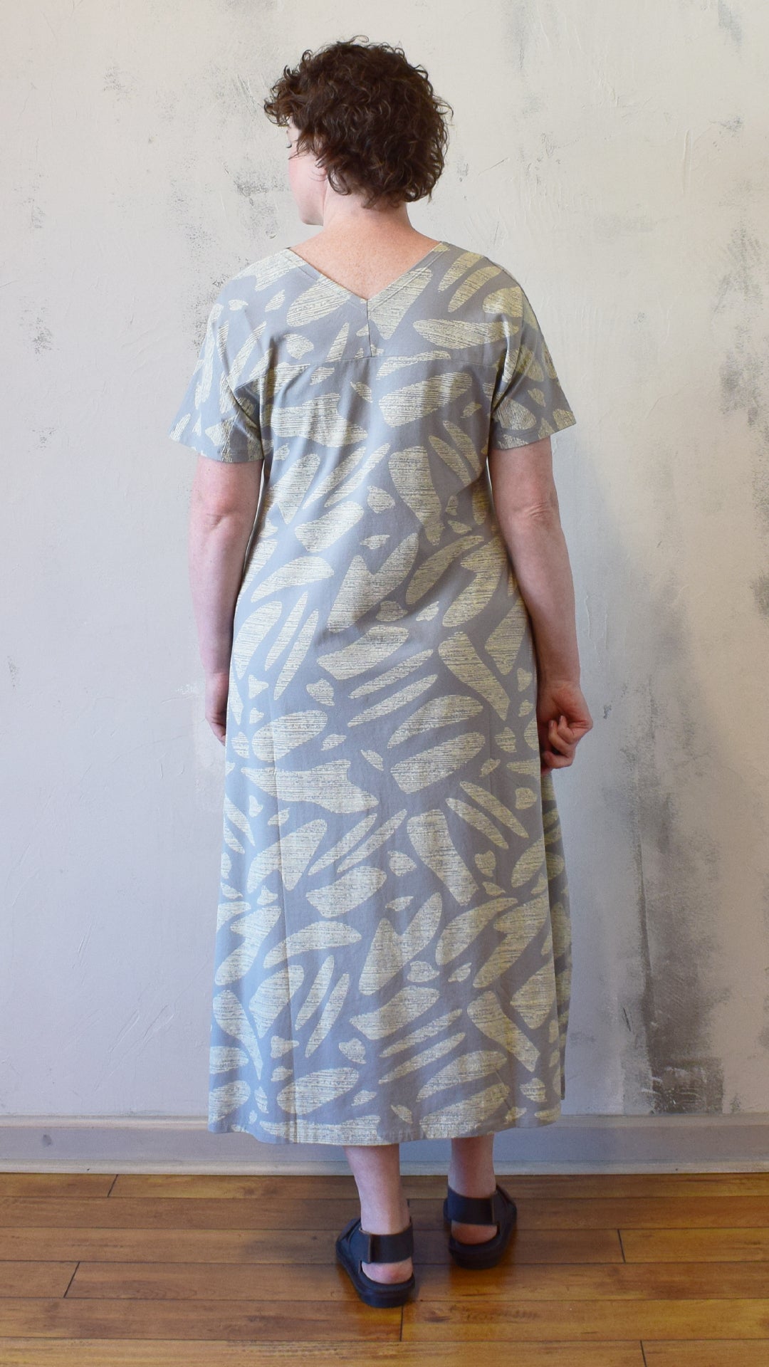 Satsuma Dress in Ocean Cosmo