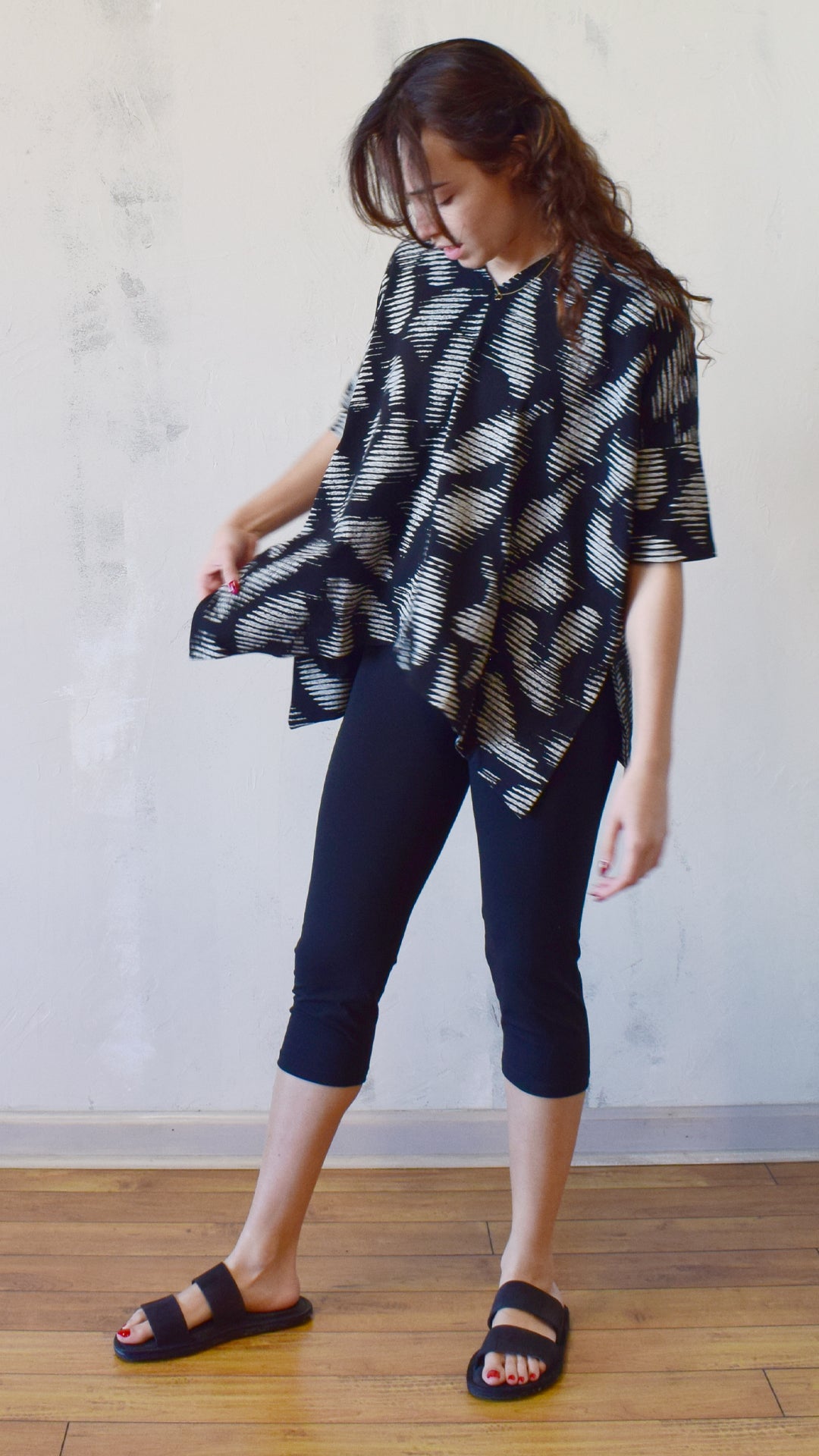 Eleanor Top in Black Lotus