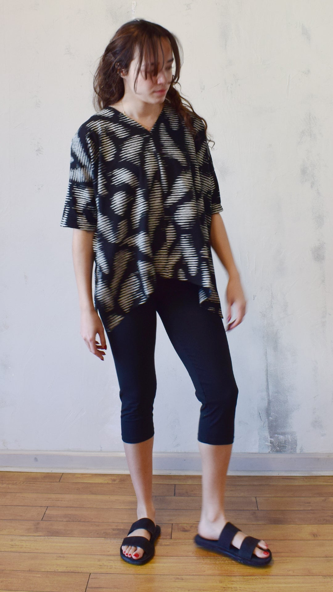 Eleanor Top in Black Lotus