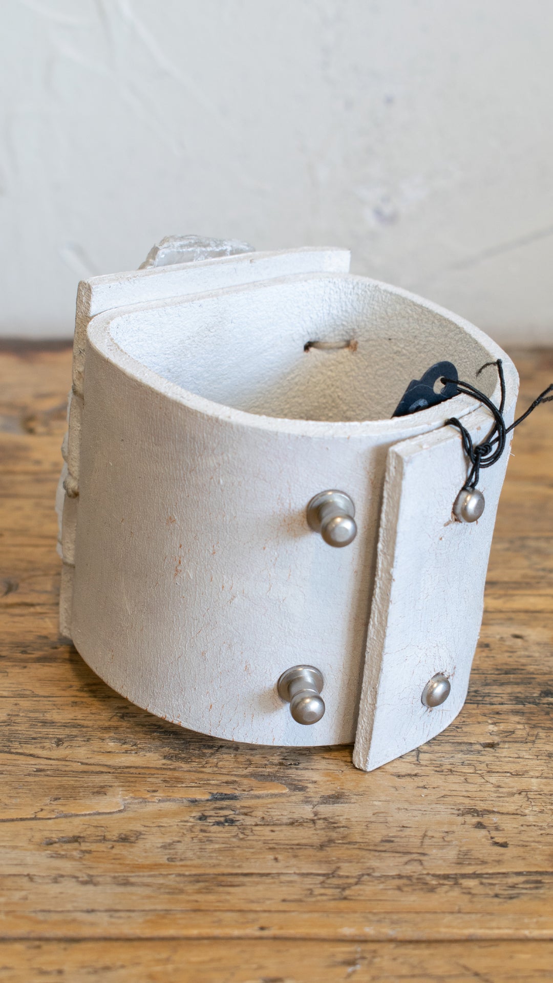 Selenite Cuff in White