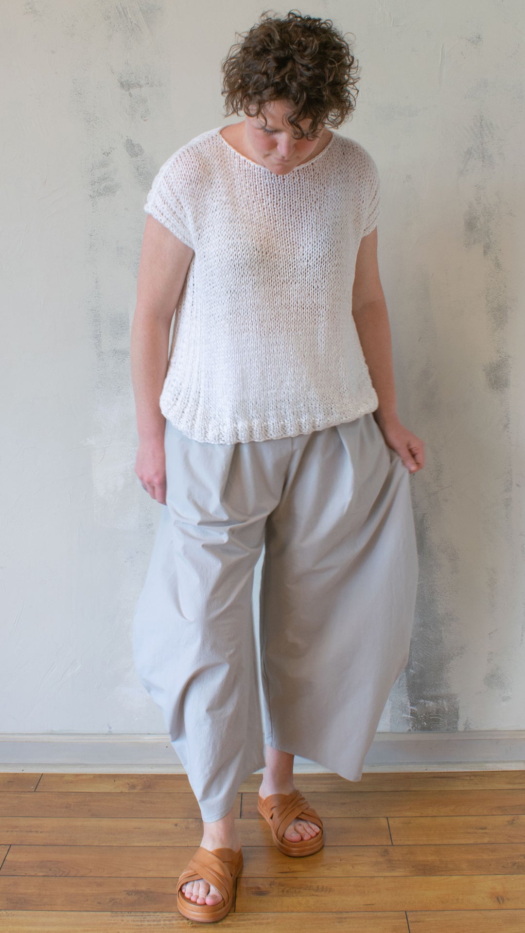 Raku Pant in Grey Cotton