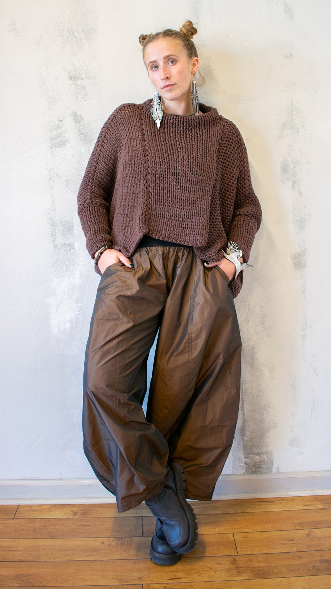 Bran Sweater in Brown