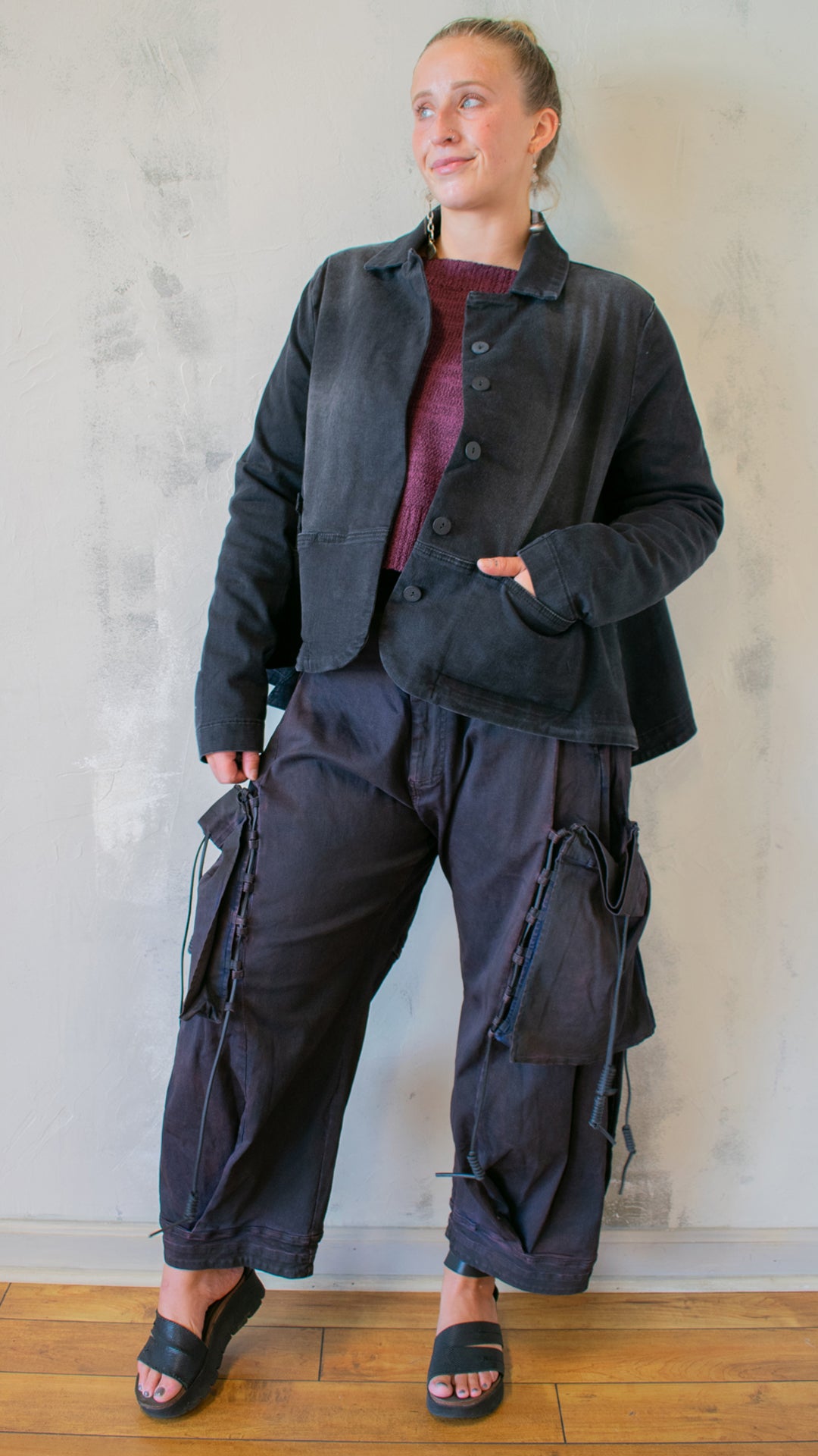 Homey Denim Jacket in Charcoal