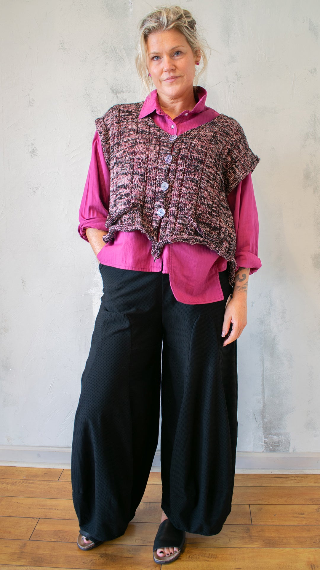 Foxy Vest in Shell