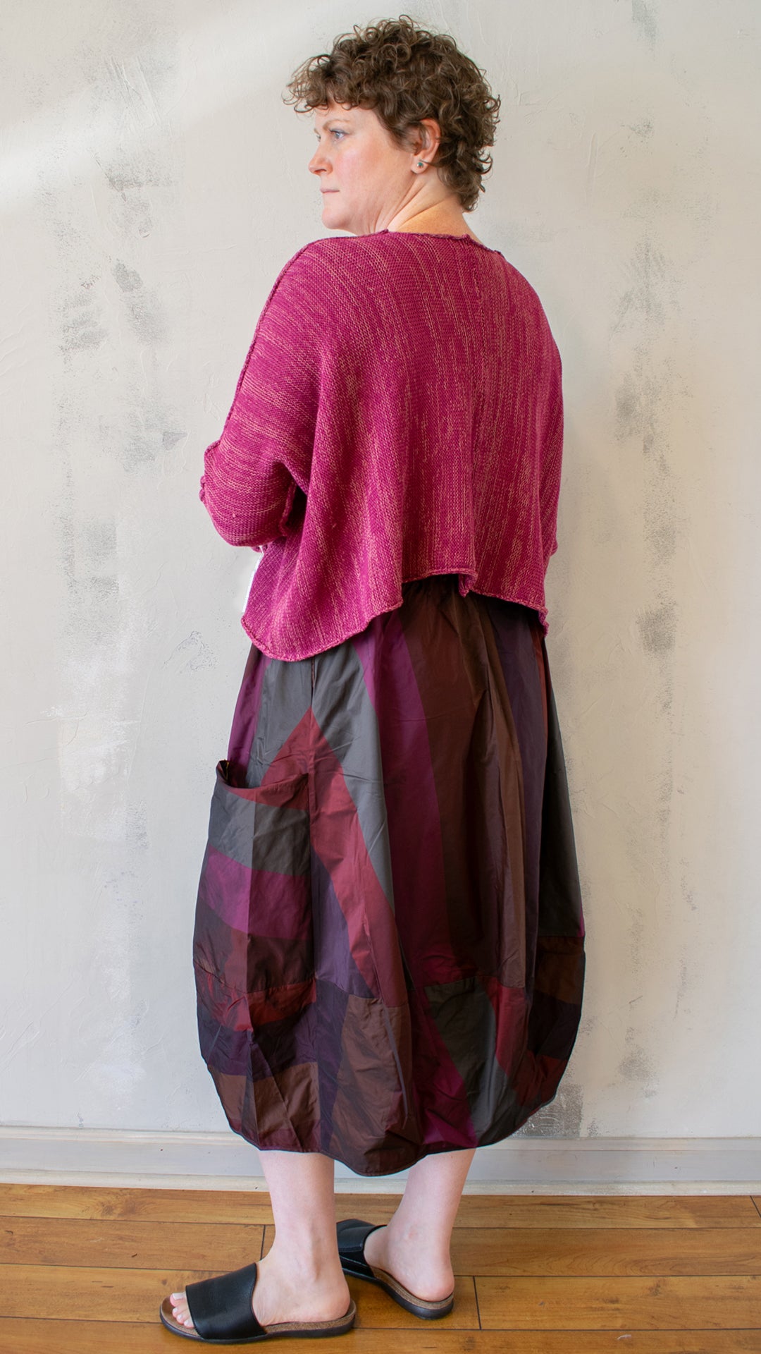 Astroid Sweater in Rhubarb
