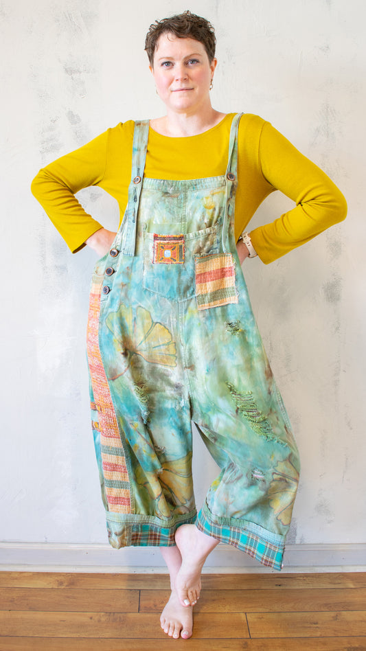 Gingko Overall in Patina