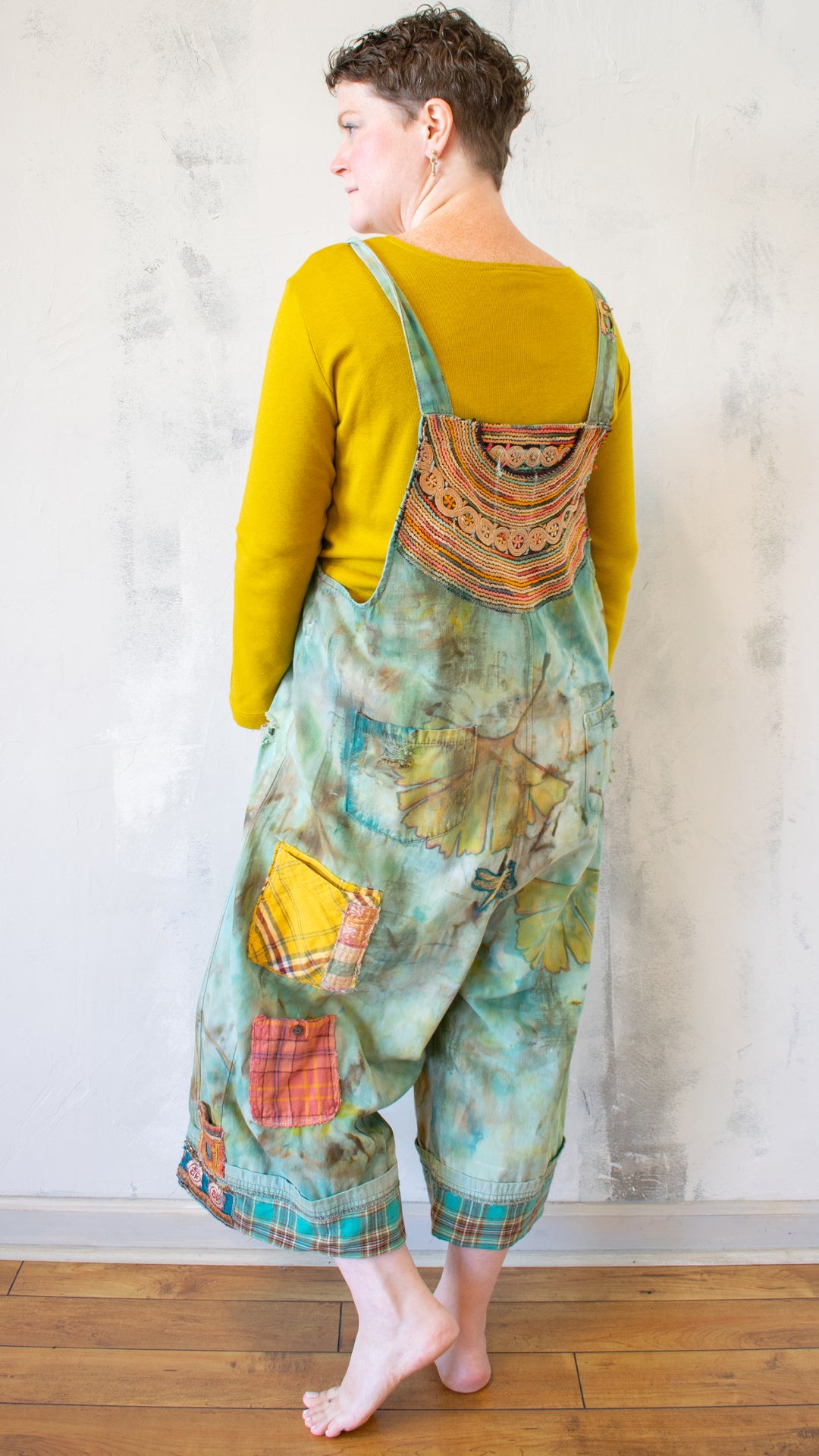 Gingko Overall in Patina
