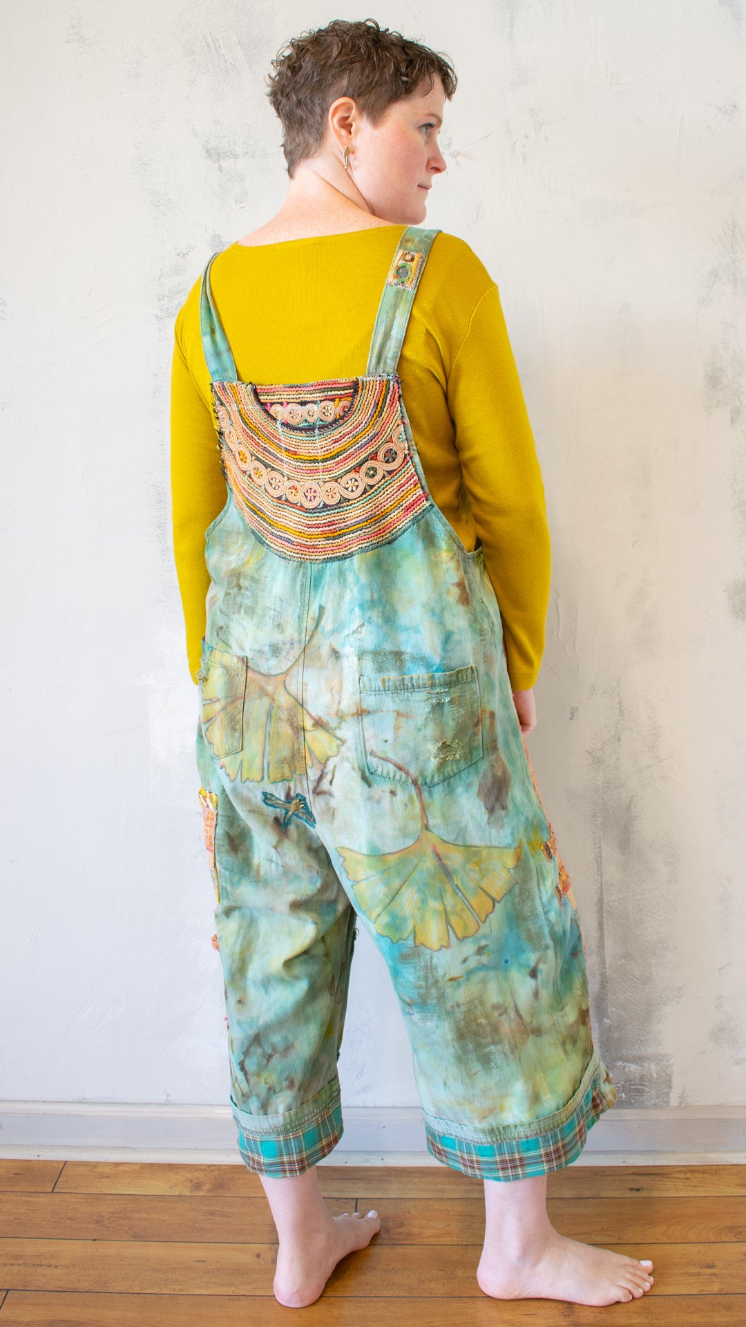 Gingko Overall in Patina