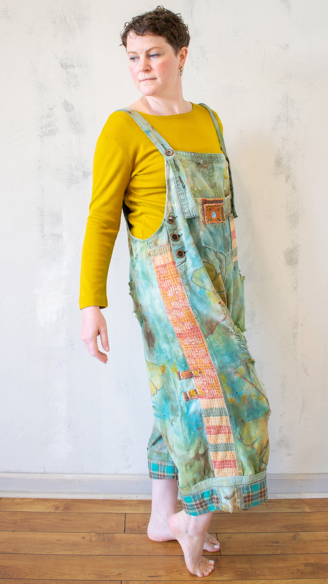 Gingko Overall in Patina