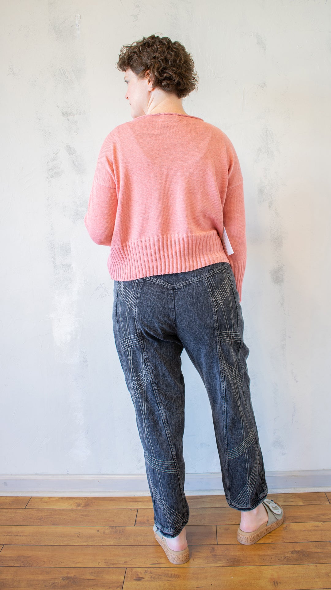 Kelsey Pullover in Coral