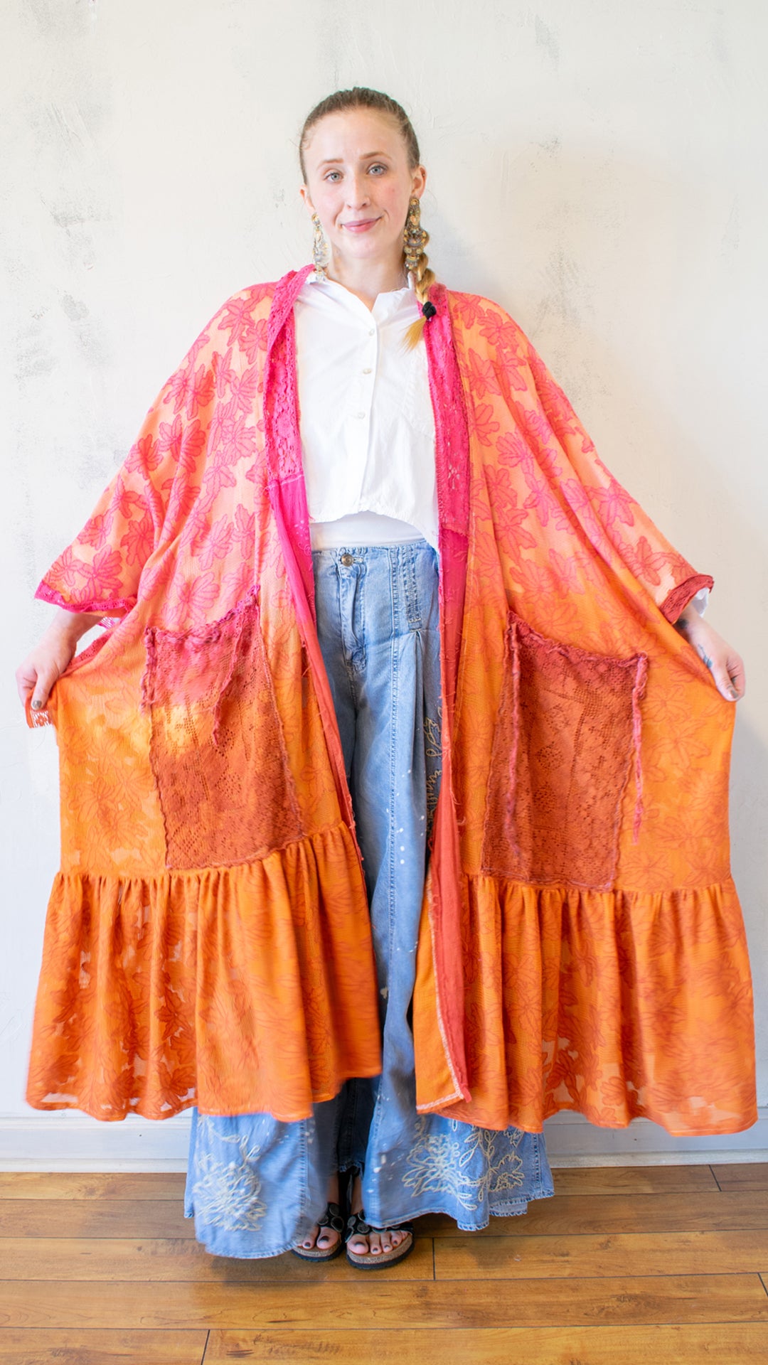 Goddess Duster in Paradise Dip Dye