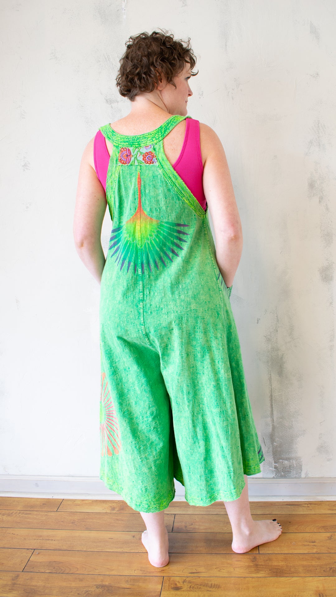 Take Flight Jumpsuit in Lime Light