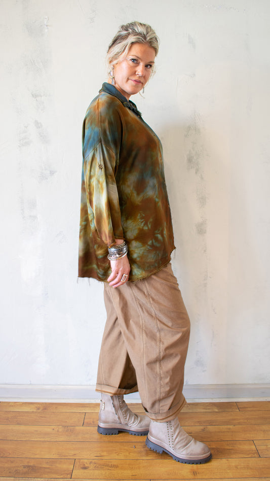 Kambaba Jasper Luxe Button Up