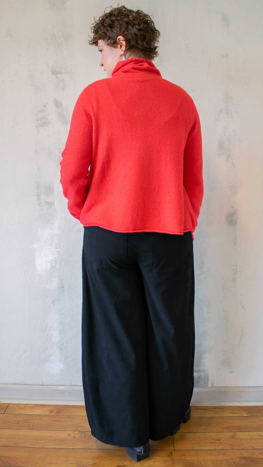 Poppy Cardigan in Red