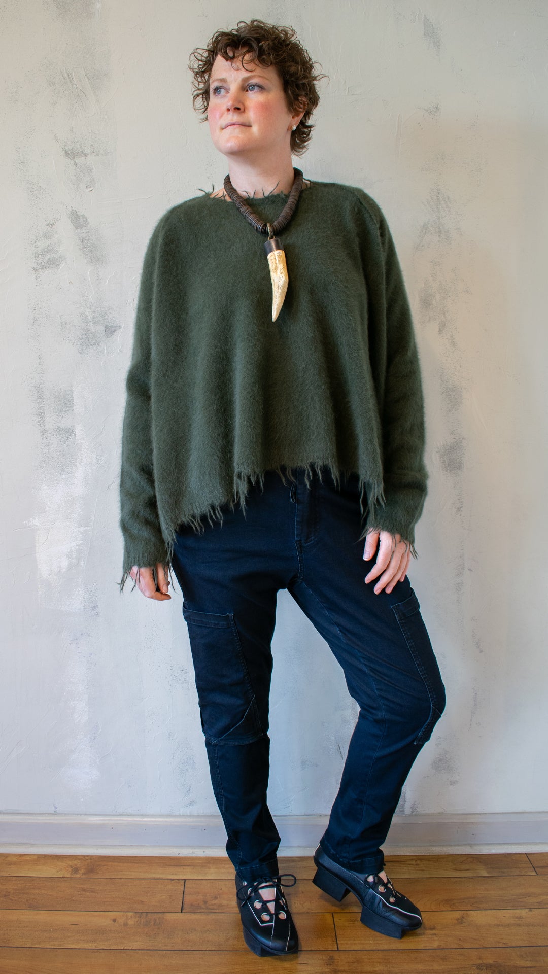 Fox Sweater in Pine