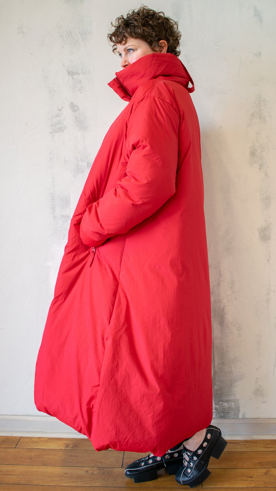 Rose Puffer Coat