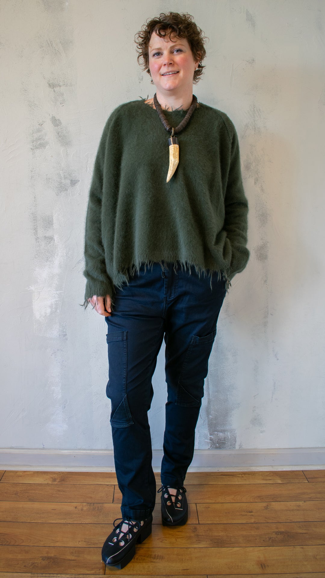 Fox Sweater in Pine