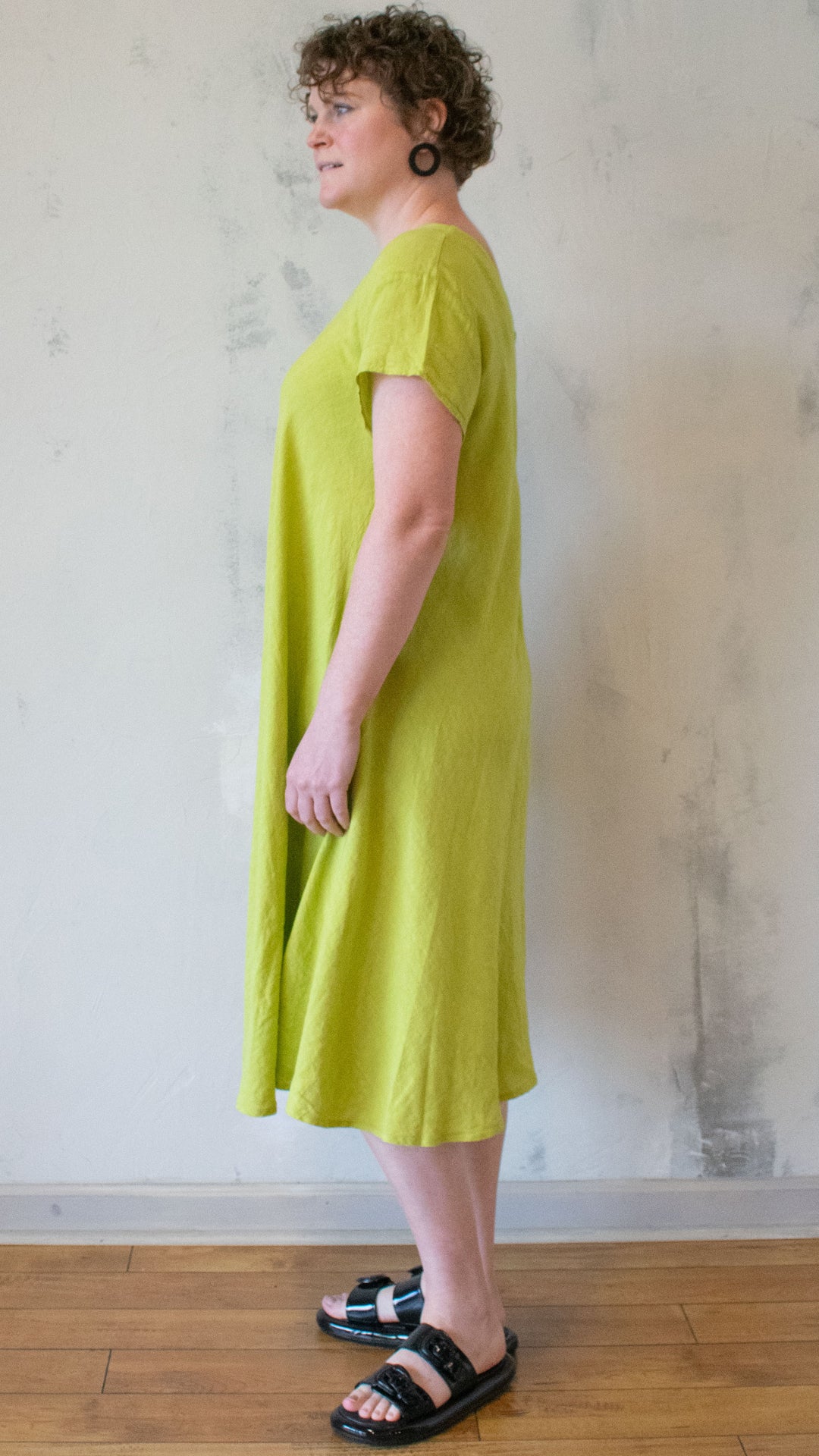 V-Neck Bias Dress (Multiple Colors)