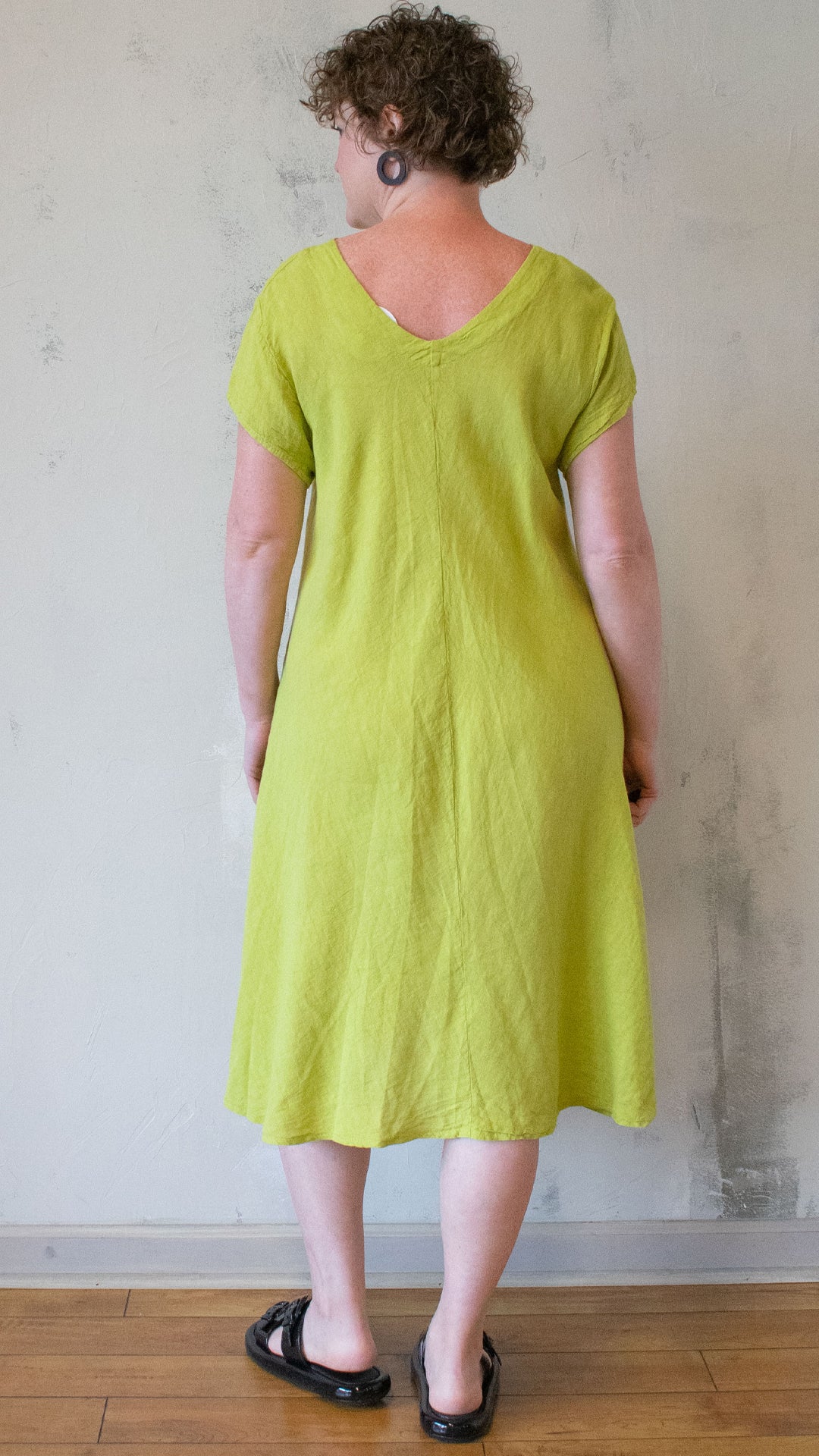 V-Neck Bias Dress (Multiple Colors)