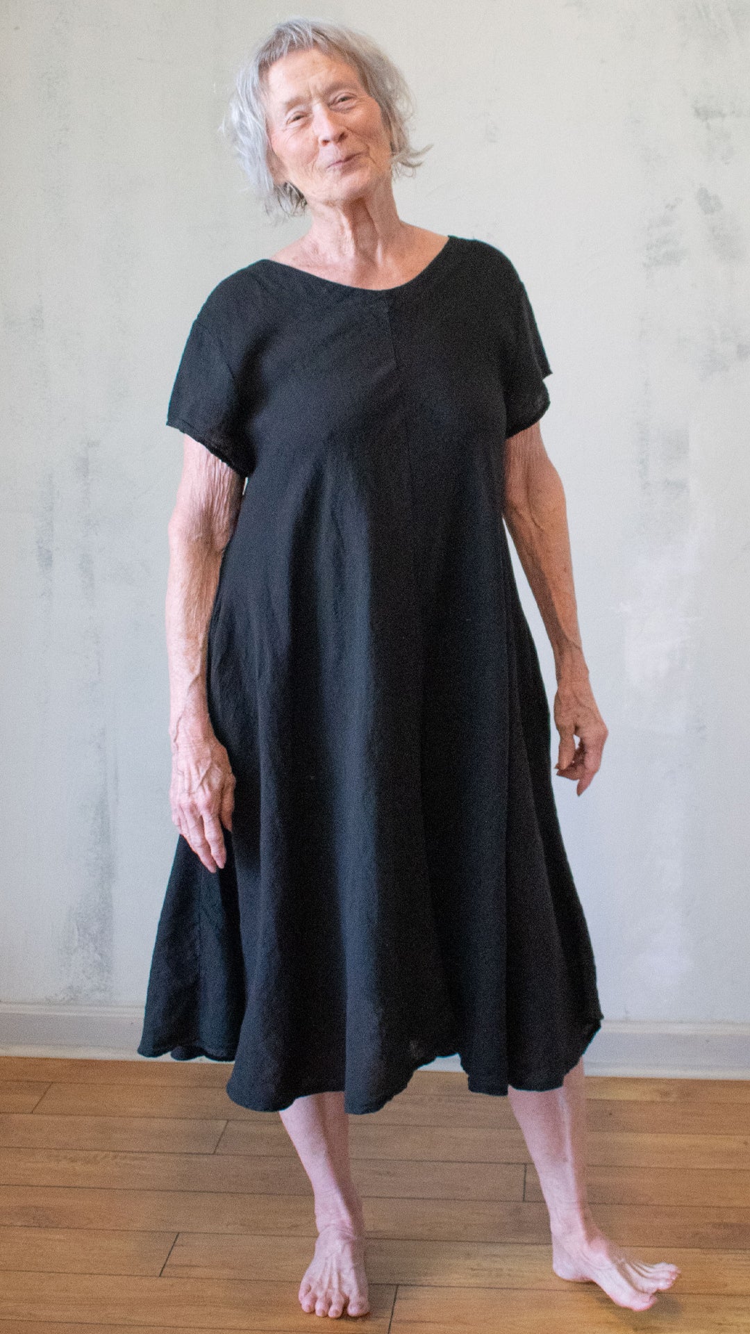 V-Neck Bias Dress (Multiple Colors)