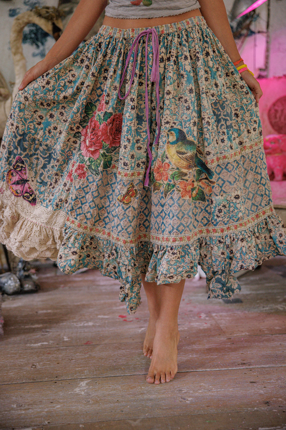 Anselma Skirt in Blue Eyes