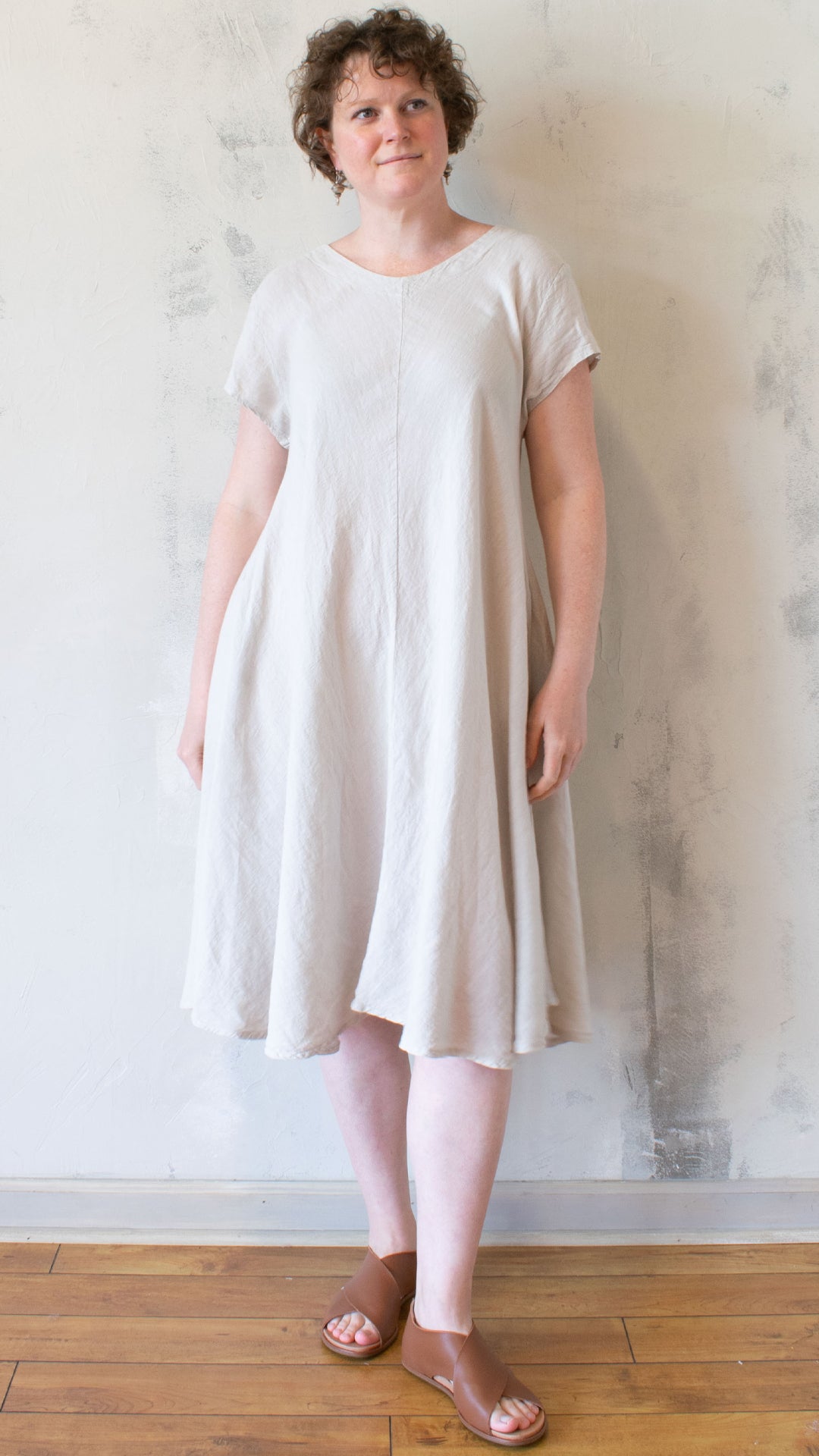 V-Neck Bias Dress (Multiple Colors)