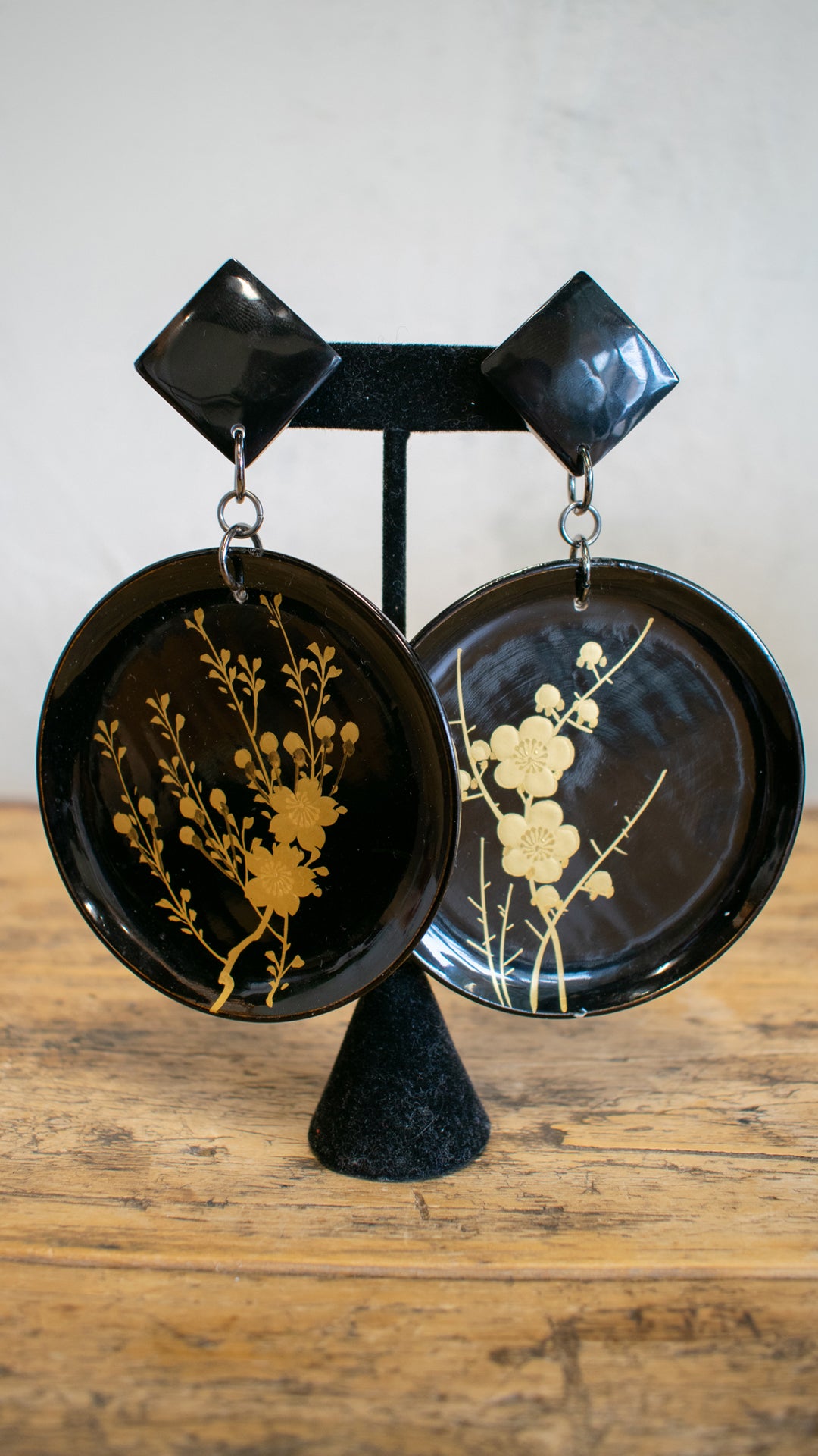 Japanese Lacquer Ware Clip On